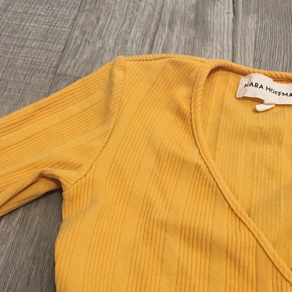 Mara Hoffman Yellow Bodysuit - Picture 2 of 4